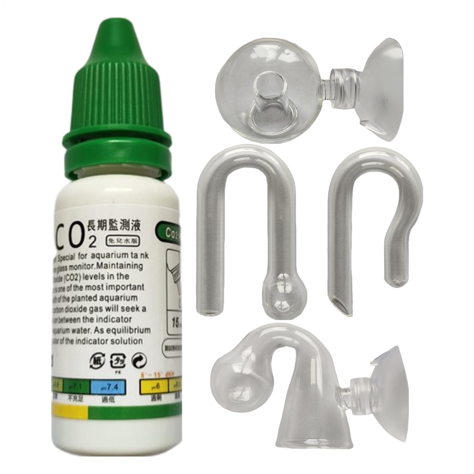Planted Aquarium Test Kit - Aquarium CO2 Indicator Solution Monitor Fish