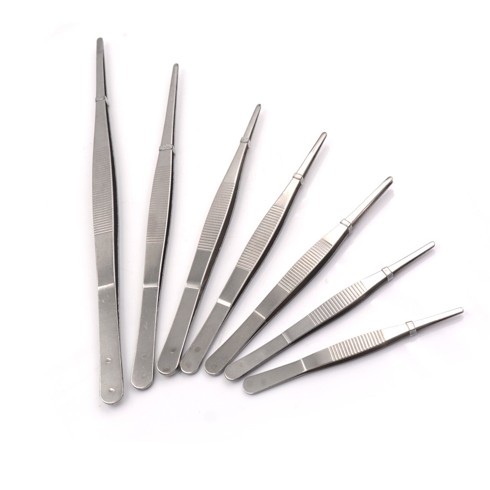 Planted Clip Tweezers - 12.5/14/16/18/20/25/30cm Stainless Steel Tweezers Aquarium Plant