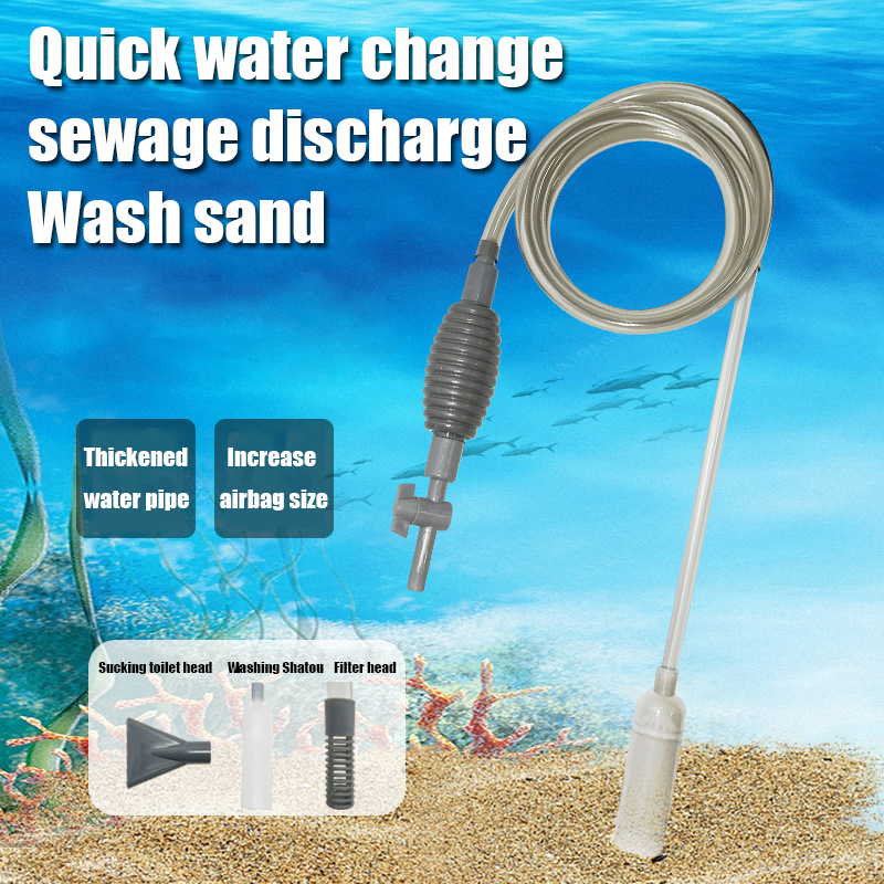 Planted Aquarium Tools - New Fish Tank Water Changer Sand