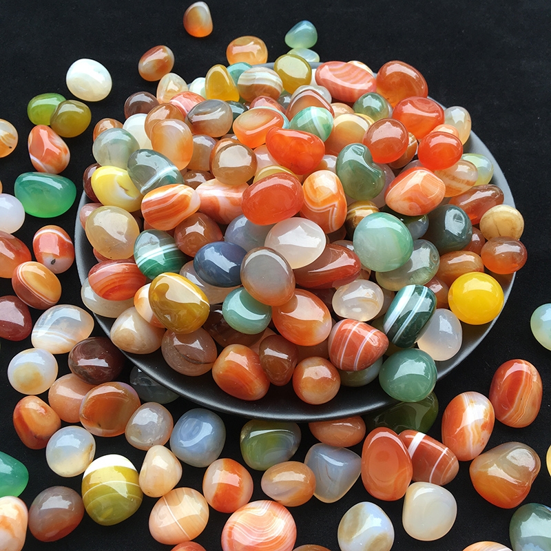 100/200g 1~1.6cm Colorful Pebb - Planted Aquarium Air Stone recension och pris