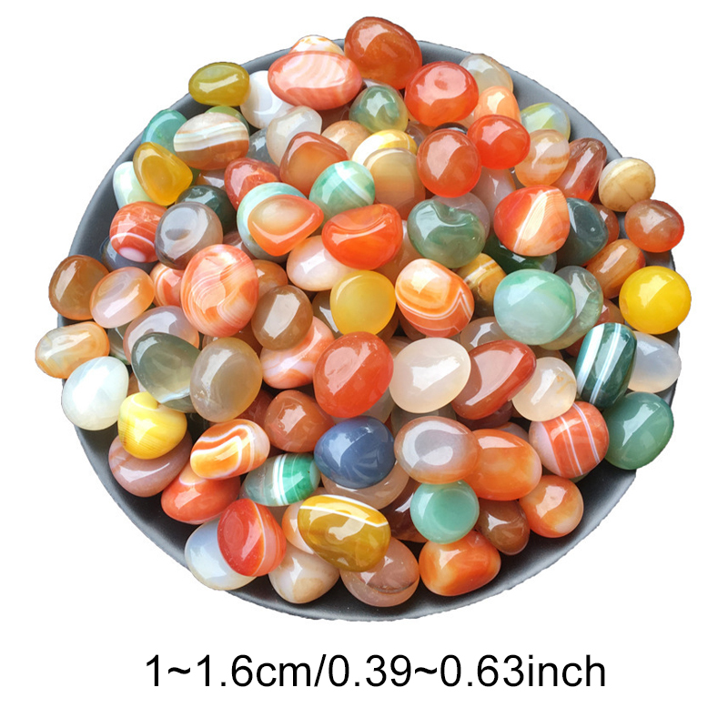 100~500g Colorful Pebbles for  - Planted Aquarium Air Stone recension och pris