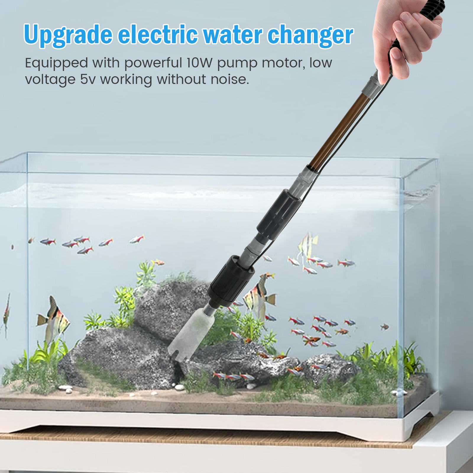 10W 6 In 1 USB Aquarium Water  - Planted Aquarium Tools recension och pris