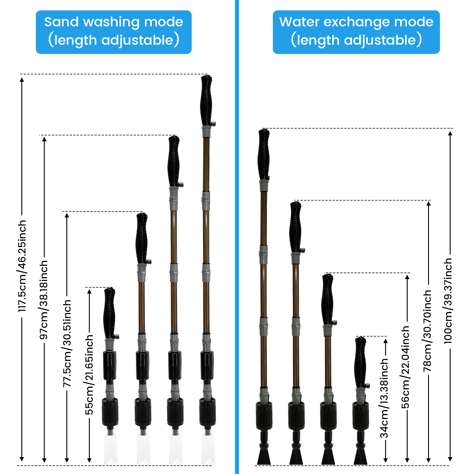 10W 6 In 1 USB Aquarium Water  - Planted Aquarium Tools recension och pris