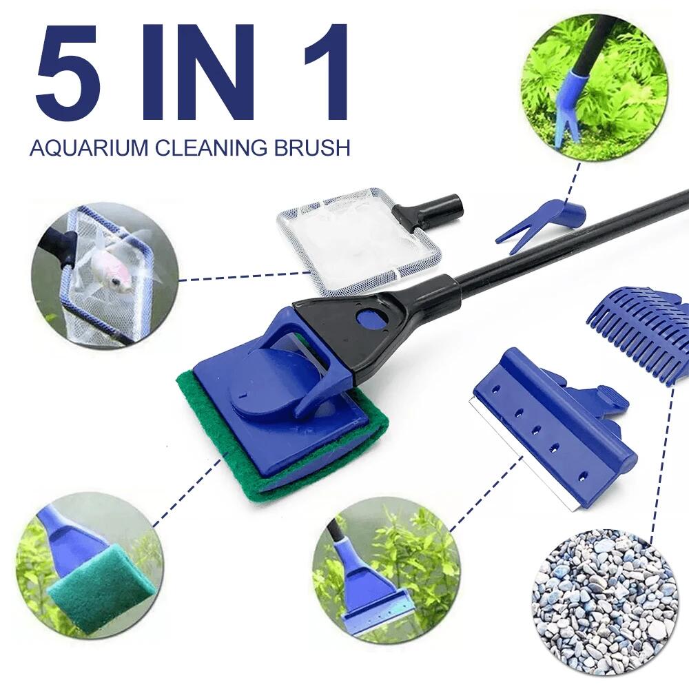 5in1 Aquarium Cleaning Tool Pl - Planted Aquarium Tools recension och pris