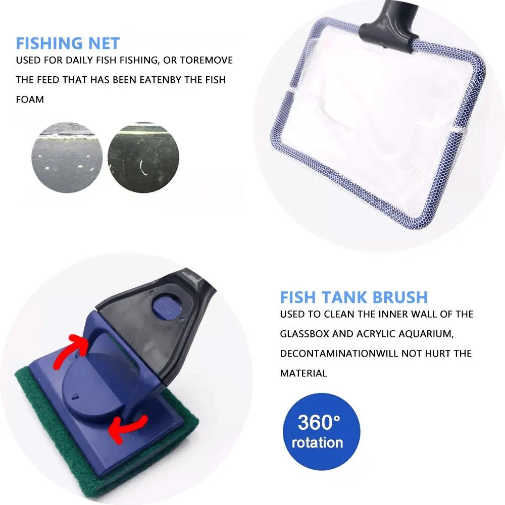 5in1 Aquarium Cleaning Tool Pl - Planted Aquarium Tools recension och pris