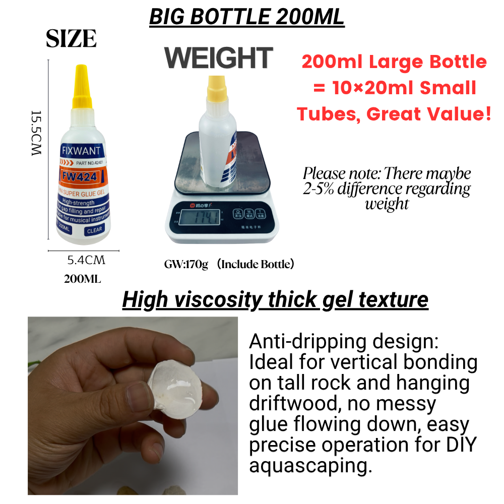 High Viscosity Thick Aquarium  - Aquarium Plant Gel recension och pris
