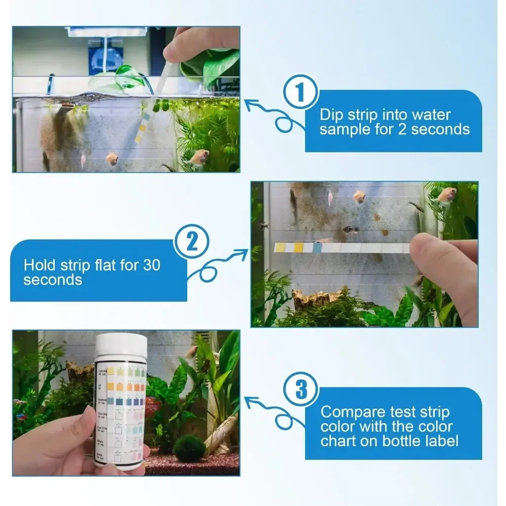 Aquarium Test Strip  Freshwate - Planted Aquarium Test Kit recension och pris