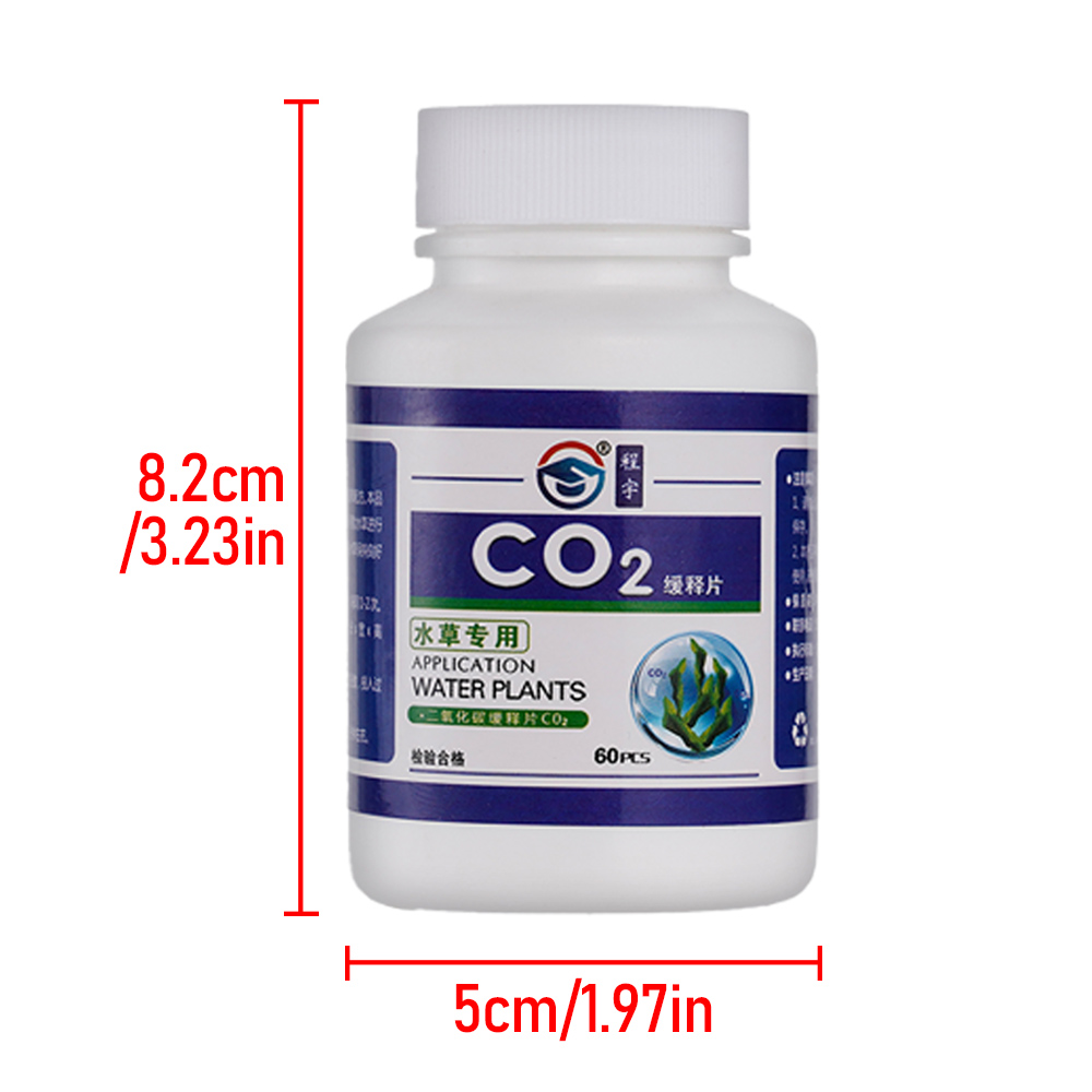 60pcs Aquarium CO2 Tablet Carb - Aquarium Plant Vitamins recension och pris