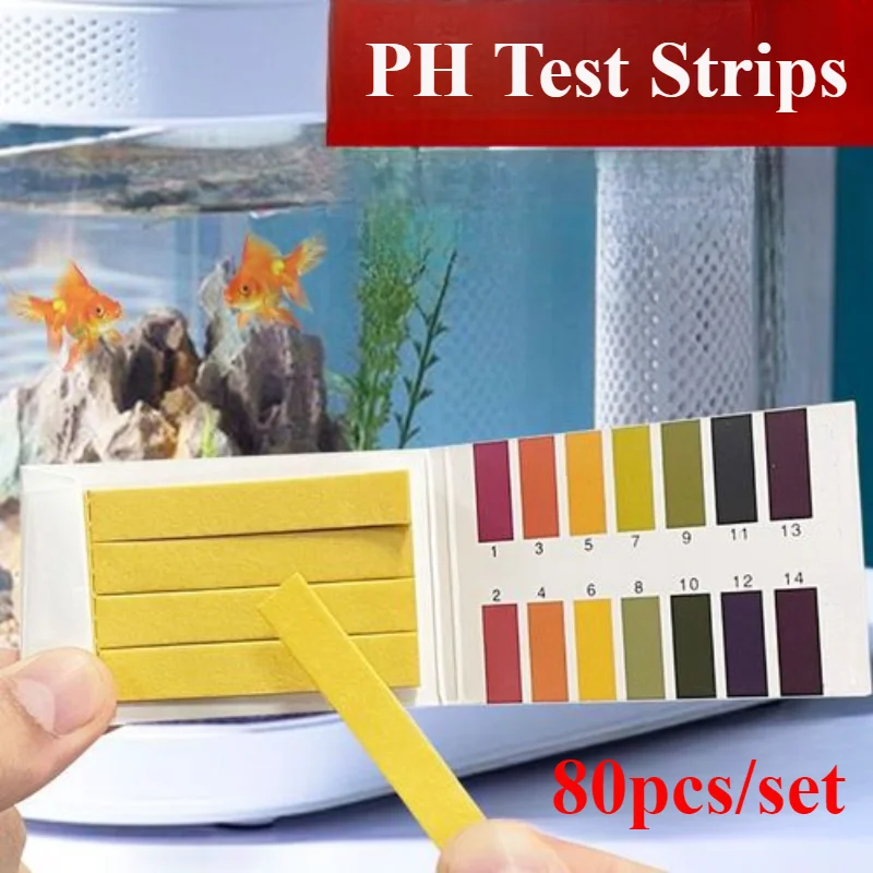 1set PH Test Strip 1-14 Indica - Planted Aquarium Test Kit recension och pris