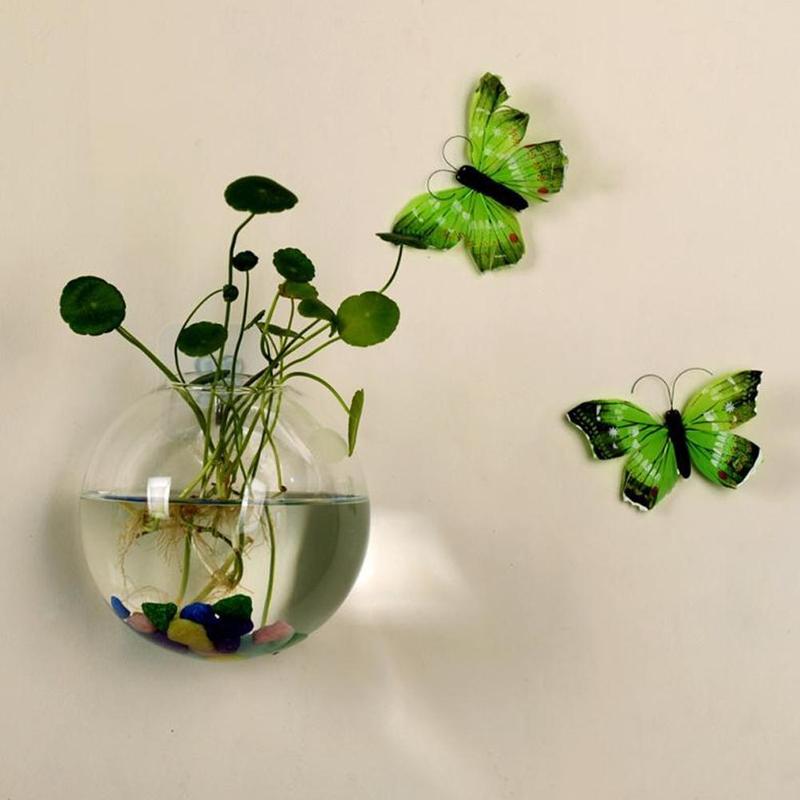 Creative Wall Mounted Glass Va - Aquarium Plant Gel recension och pris