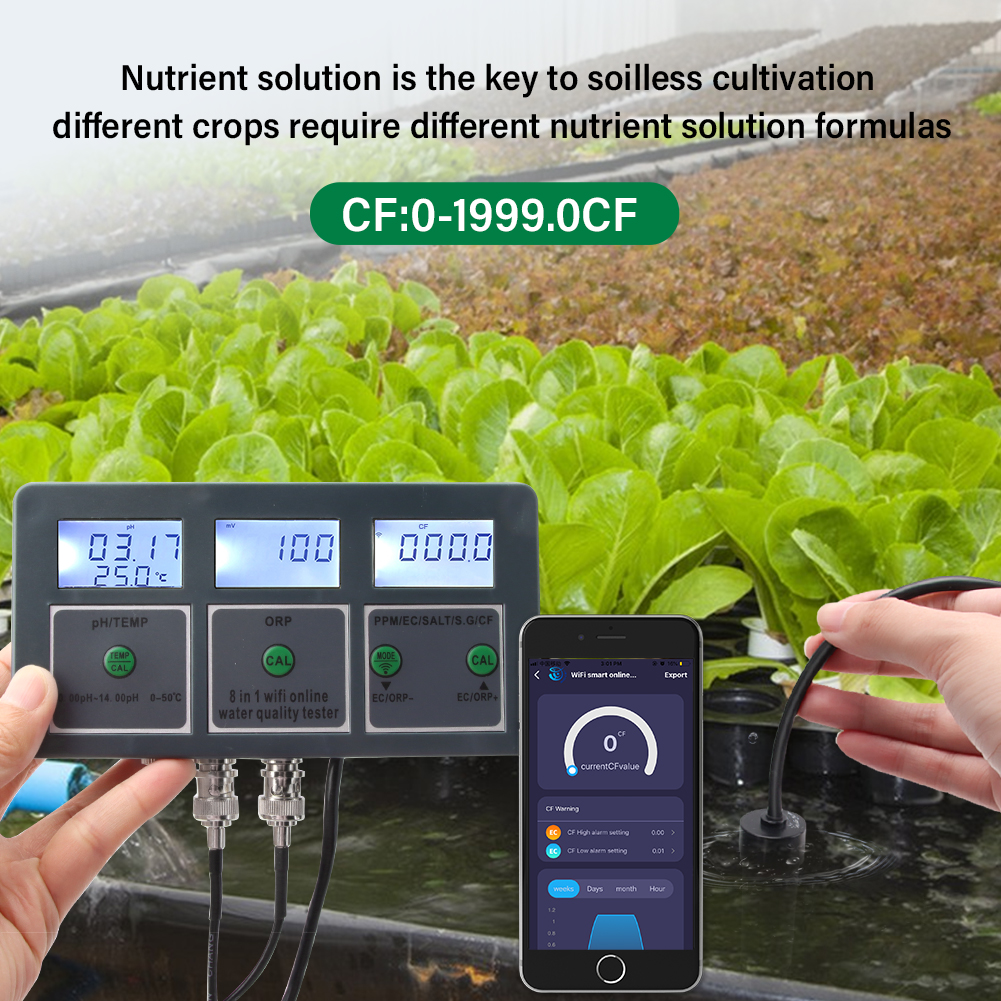Tuya WiFi Digital PH ORP TDS E - Planted Aquarium Test Kit recension och pris