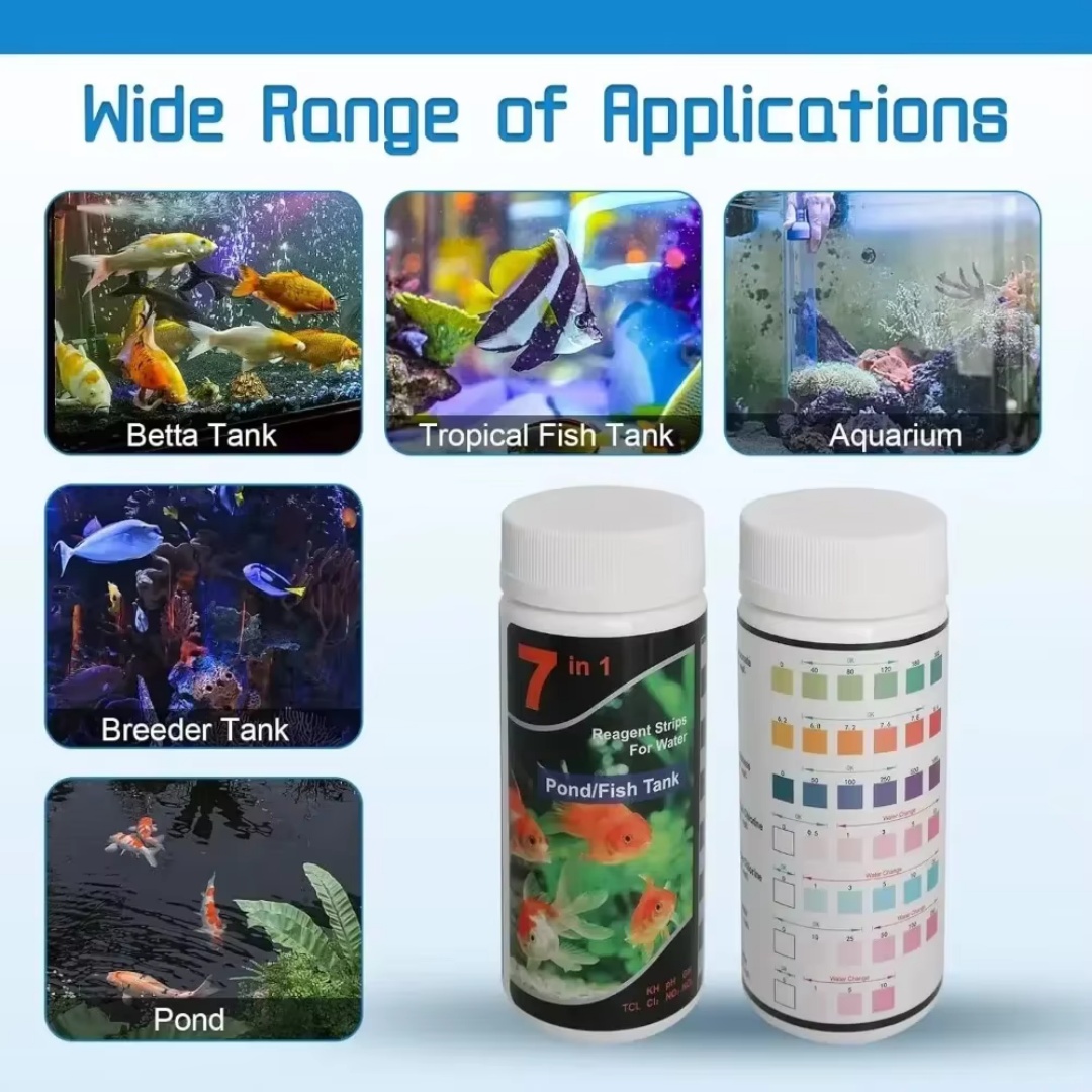 7-in-1 Aquarium Freshwater pH  - Planted Aquarium Test Kit recension och pris