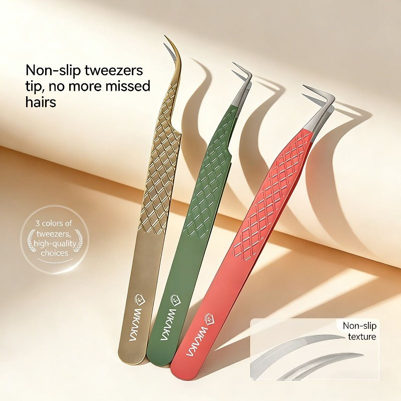 Fiber Texture Eyelash Extensio - Planted Clip Tweezers recension och pris