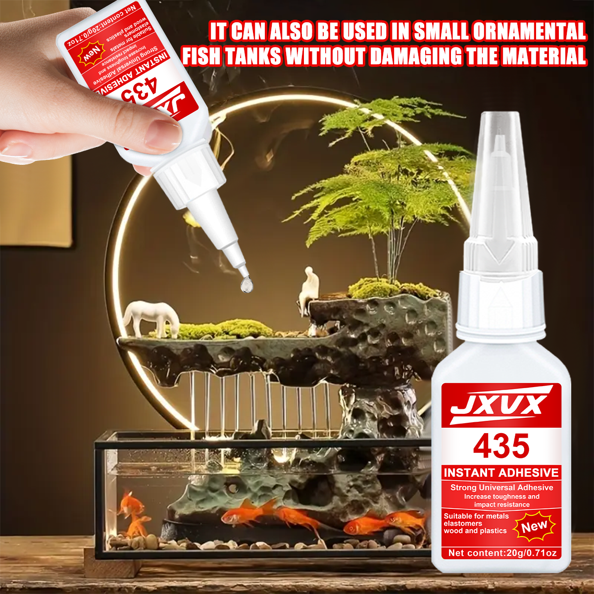 495/480 Fish Tank Aquarium Lan - Aquarium Plant Glue recension och pris