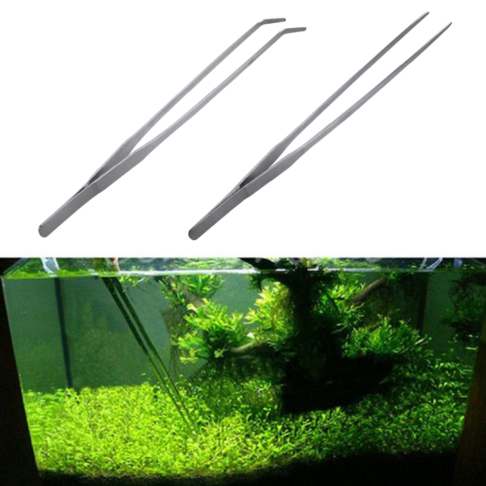 Stainless Steel Aquarium Tweez - Planted Clip Tweezers recension och pris