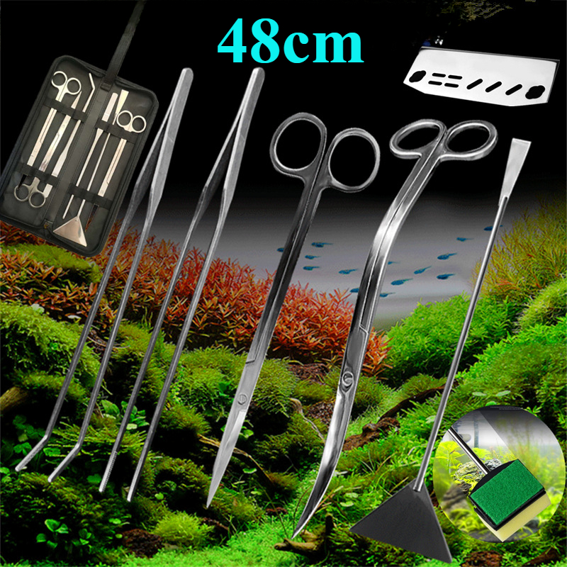 48cm Stainless Steel Aquarium  - Planted Clip Tweezers recension och pris