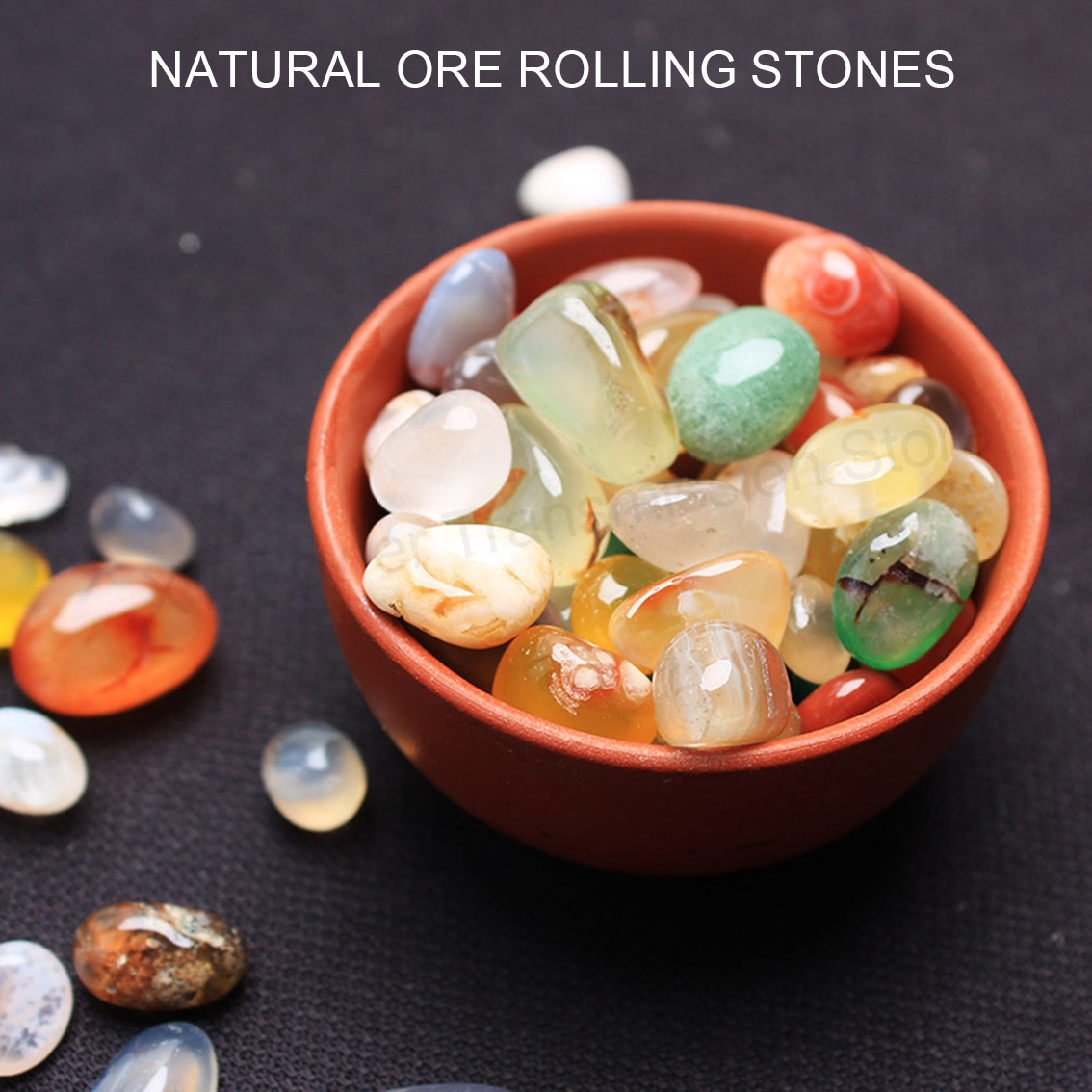 100g 500g Natural Agate Crysta - Planted Aquarium Air Stone recension och pris