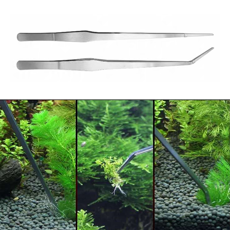 27cm 38cm Stainless Steel Curv - Planted Aquarium Tools recension och pris