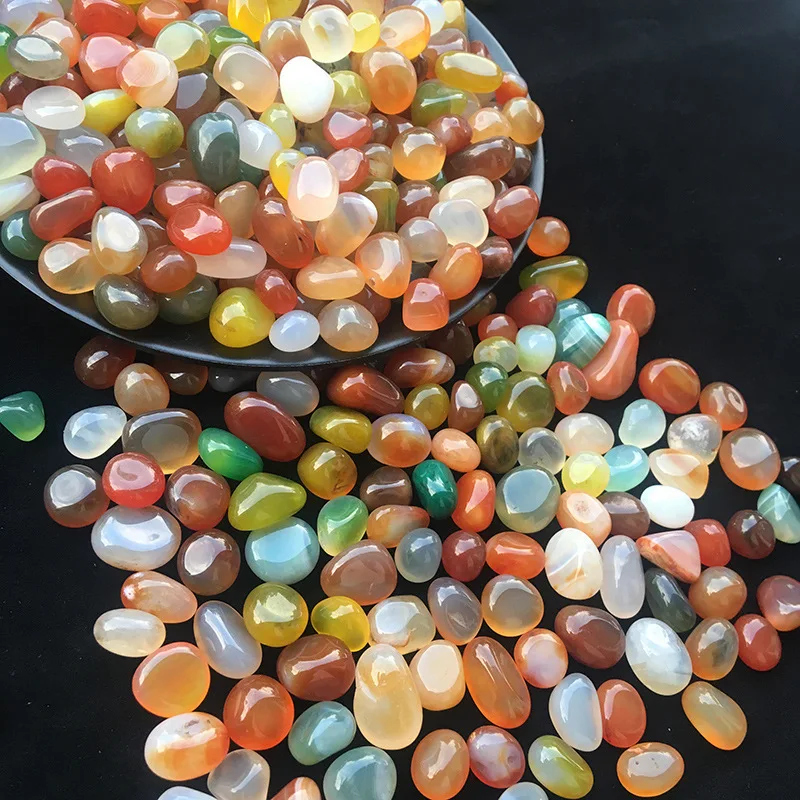 100g Agate Pebbles, Colorful D - Planted Aquarium Air Stone recension och pris