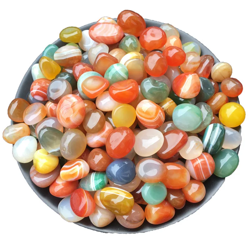 100g Agate Pebbles, Colorful D - Planted Aquarium Air Stone recension och pris