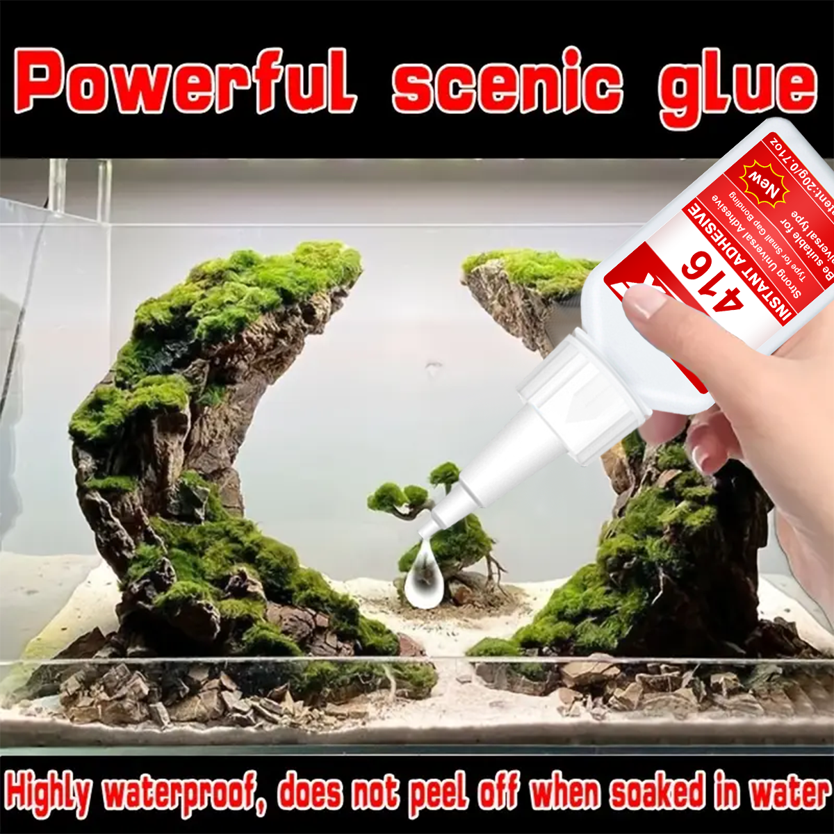 416/480 Fish Tank Aquarium Lan - Aquarium Plant Glue recension och pris