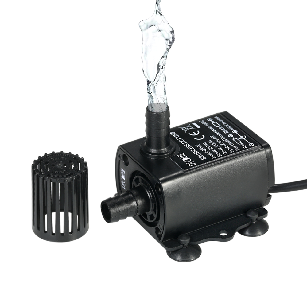 Ultra-quiet Mini DC12V 6W Brus - Aquarium Plant Gel recension och pris